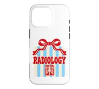 Custodia per iPhone 16 Pro Radiologia Coquette Bow Tecnologo Radiologico X Ray Anatomia