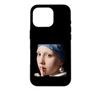Custodia per iPhone 16 Pro Ragazza con l'orecchino di perla Girl with a pearl earring