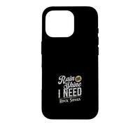 Custodia per iPhone 16 Pro Rain or Shine I Need Rock Songs Music Lover