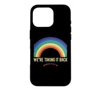 Custodia per iPhone 16 Pro Rainbow We're Taking It Really Back - Versetto biblico cristiano