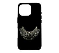 Custodia per iPhone 16 Pro RBG Ruth Bader Ginsburg Dissent Collar modello