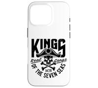 Custodia per iPhone 16 Pro Re dei sette mari Wild Abstract Skull Real Gangs