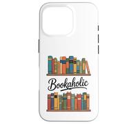 Custodia per iPhone 16 Pro Reading as a Bookaholic per gli amanti dei libri