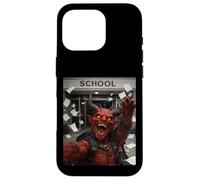 Custodia per iPhone 16 Pro Red Devil, meme selfie divertente, ultimo giorno di scuola