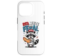 Custodia per iPhone 16 Pro Red White And Feral T