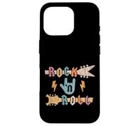 Custodia per iPhone 16 Pro Regali per chitarra rock and roll, punk rock, bambini ragazzi ragazze