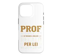 Custodia per iPhone 16 Pro Regalo professore prof professoressa fine anno divertente