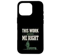 Custodia per iPhone 16 Pro Registrazione Terapia Logger Terapia Umorismo Motosega Life Forest