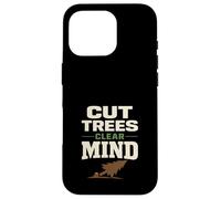 Custodia per iPhone 16 Pro Registrazione Terapia Logger Terapia Umorismo Motosega Life Forest