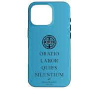 Custodia per iPhone 16 Pro Regola benedettina per la preghiera e la vita lavorativa