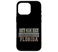 Custodia per iPhone 16 Pro Retrò a nord di Miami Beach in Florida