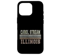 Custodia per iPhone 16 Pro Retrò Carol Stream Illinois