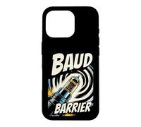 Custodia per iPhone 16 Pro Retro Computer Baud Barrier Vintage Dial Up Modem Graphic