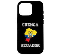 Custodia per iPhone 16 Pro Retro Cuenca Ecuador Distressed Ecuador Bandiera Ecuador