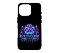 Custodia per iPhone 16 Pro Retro Dance Musica DJ Giradischi Disco Party Night Art Club
