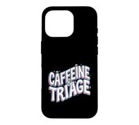 Custodia per iPhone 16 Pro Retro ER Nurse Caffeine & Triage Medical