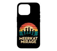 Custodia per iPhone 16 Pro Retro Suricata Animali Squadra Miraggio Suricata Animali Zoo