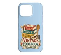 Custodia per iPhone 16 Pro Ricette preferite del collezionista di libri di cucina vintage