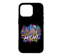 Custodia per iPhone 16 Pro Ricordo dello skyline della città di Milano - Graffiti