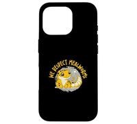 Custodia per iPhone 16 Pro Rispettiamo i vermi della farina Divertente geco leopardo per un erpetologo