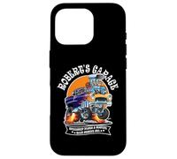 Custodia per iPhone 16 Pro Robert's Garage Hotrod Classic Car Design per nome Robert