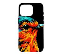 Custodia per iPhone 16 Pro Robin Stile minimalista e vivace Compleanno