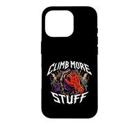 Custodia per iPhone 16 Pro Rock Climber Bouldering CLIMB MORE STUFF