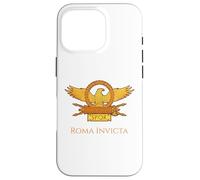 Custodia per iPhone 16 Pro Roma Invicta - Motto Legionario Romano - SPQR Legion Eagle