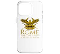 Custodia per iPhone 16 Pro Roma mi rende felice - SPQR Legionary Eagle - Storia Romana