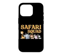 Custodia per iPhone 16 Pro Safari Squad - Jungle Animal Adventure Crew Design