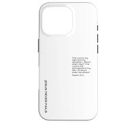 Custodia per iPhone 16 Pro Salmi 27 1, Fiducia senza paura in Dio, Gesù salva, cristiano