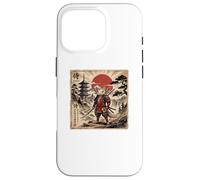 Custodia per iPhone 16 Pro Samurai Axolotl Japanese Vintage Funny Gifts Graphic Art