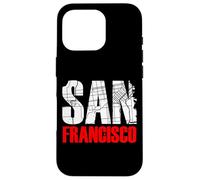 Custodia per iPhone 16 Pro San Francisco California Graphic Map T-shirt, San Francisco