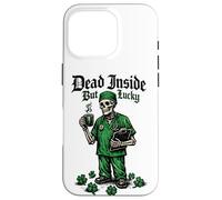 Custodia per iPhone 16 Pro San Patrizio morto dentro ma fortunato dottore infermiera scheletrata