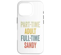 Custodia per iPhone 16 Pro SANDY Personalized Retro Girls Part-Time SANDY Name