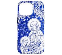 Custodia per iPhone 16 Pro Santa Anna Maria Patrona dei Bambini Madri Cattolica