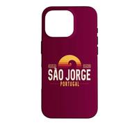 Custodia per iPhone 16 Pro Sao Jorge Portogallo | São Jorge Azzorre Portogallo Retro Wave