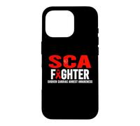 Custodia per iPhone 16 Pro SCA Awareness Fighter - Consapevolezza improvvisa dell'arresto cardiaco