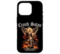 Custodia per iPhone 16 Pro Schiaccia Satana San Michele Romani Versi Biblici Arcangelo Angelo