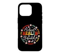 Custodia per iPhone 16 Pro School Health Squad Funny Back to School Nurse Team
