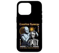 Custodia per iPhone 16 Pro Sci Fi Creative Synergy AI Umani Innovare Insieme