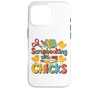 Custodia per iPhone 16 Pro Scrapbooking con i miei pulcini Chicken Craft Hobby