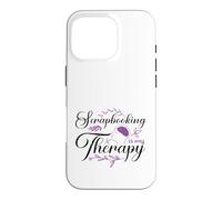 Custodia per iPhone 16 Pro Scrapbooking is My Therapy Paper Crafting Scrapbooking
