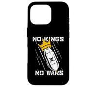 Custodia per iPhone 16 Pro Segno di protesta No Kings No Wars