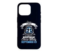 Custodia per iPhone 16 Pro Segno zodiacale Bilancia Oroscopo astrologia settembre 23 Compleanno