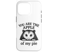 Custodia per iPhone 16 Pro Sei la mela della mia torta Funny Possum Humor