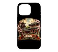 Custodia per iPhone 16 Pro Sensoji Tokyo Tempio Giappone Sakura Art