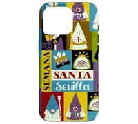 Custodia per iPhone 16 Pro Settimana Santa Siviglia Nazarenos Kawaii