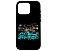 Custodia per iPhone 16 Pro Sex Drums Rock and Roll | Band Banda batterista