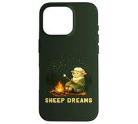 Custodia per iPhone 16 Pro Sheep Dreams - Campfire Marshmallow Camping